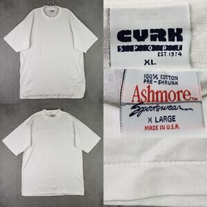Lot of 20 VTG Blank White T-Shirts Single Stitch USA Made 1980s 1990s Deadstock